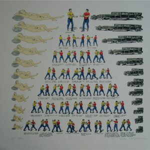 Pedro Friedeberg "Clase de box"